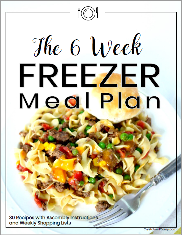 6 Week Freezer Meal Plan