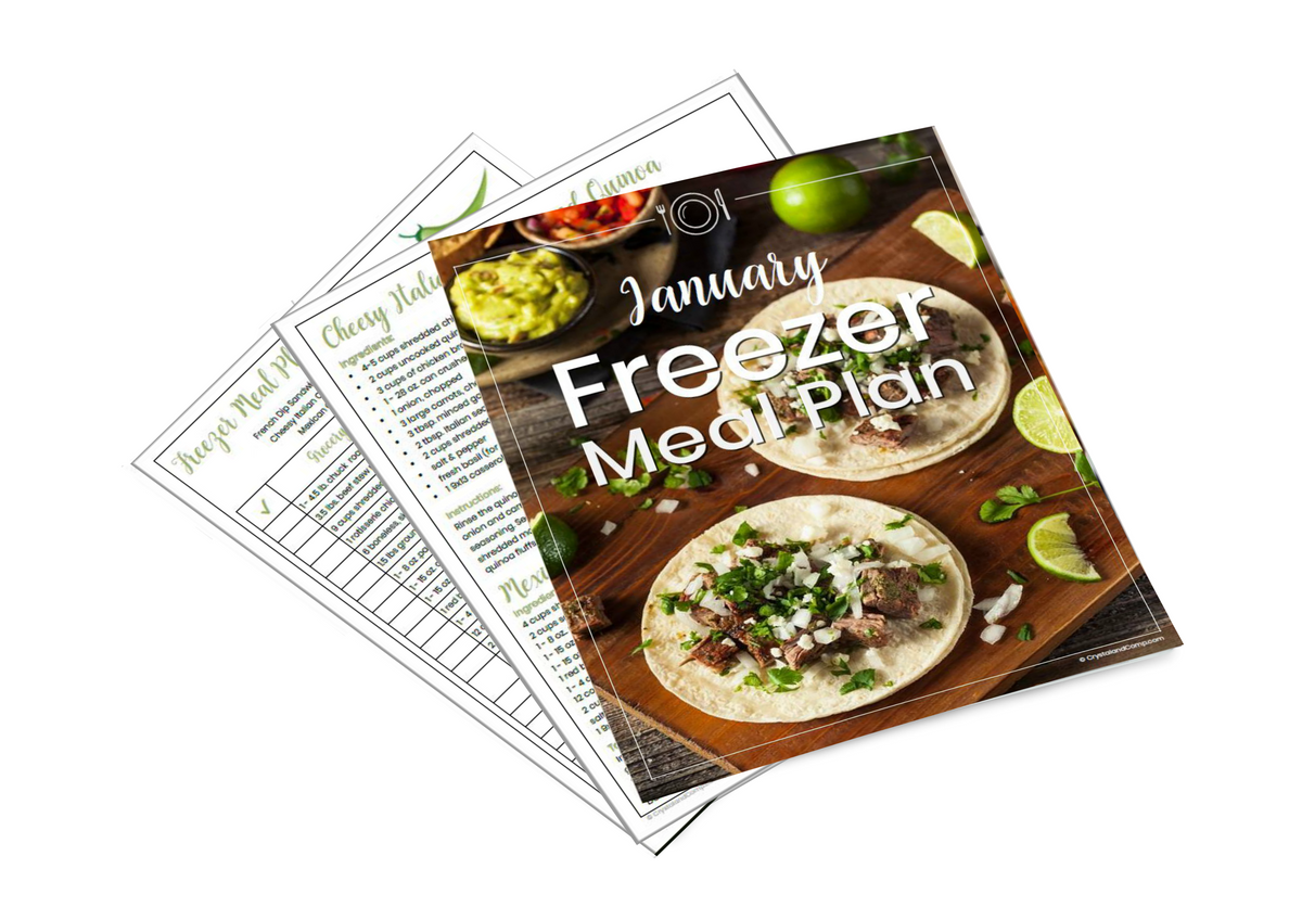 January 2019 Freezer Meal Plan – Get Dinner on the Table