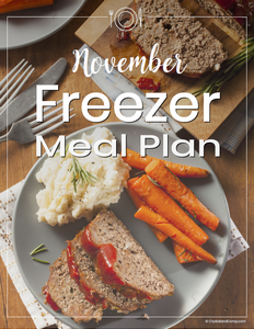 November Freezer Meal Plan
